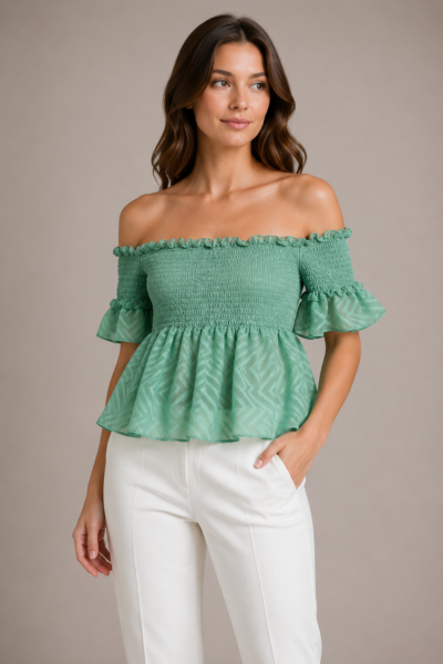 CROPPED LASTEX TRIGO