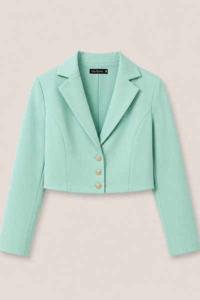 BLAZER CURTO COM MANGA LUCIA