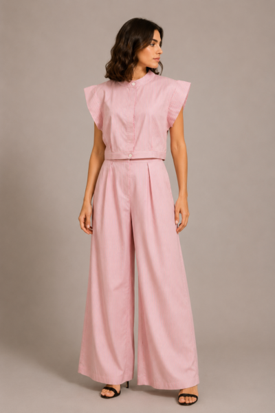 CROPPED LISTRAS ALFAIATARIA