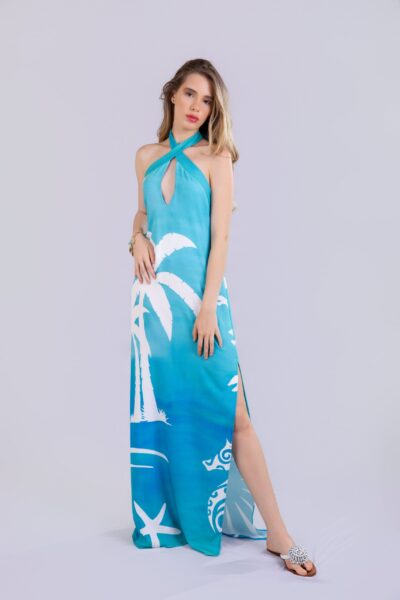 VESTIDO LONGO ONDAS NORONHA