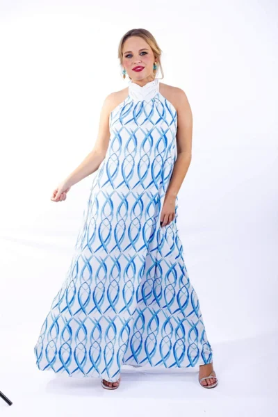 VESTIDO TRAPEZIO PEIXES