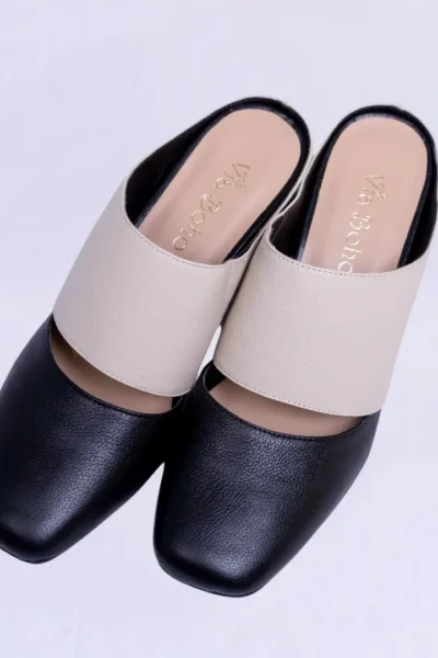 SAPATO SALTO BLOCO GRAY