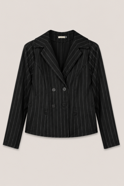 BLAZER BOTÕES RISCA BOHO URBANO